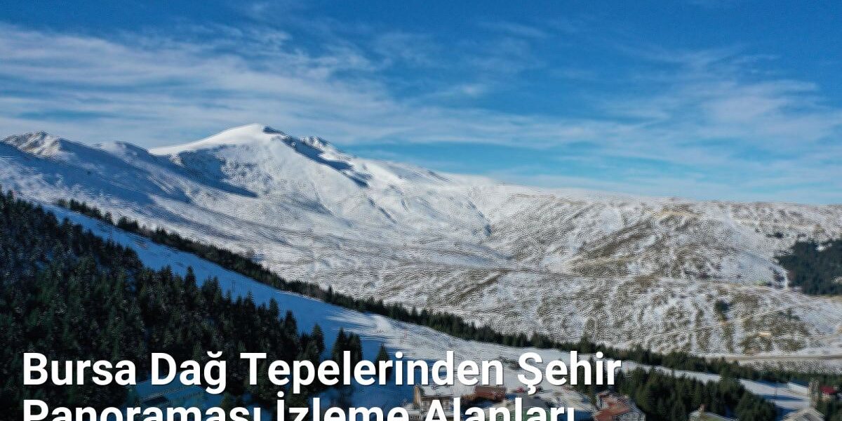 Bursa Dağ Tepelerinden Şehir Panoraması İzleme Alanları - yesilbursablog.net.tc
