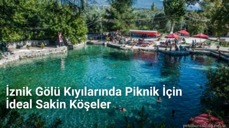 İznik Gölü Kıyılarında Piknik İçin İdeal Sakin Köşeler - yesilbursablog.net.tc
