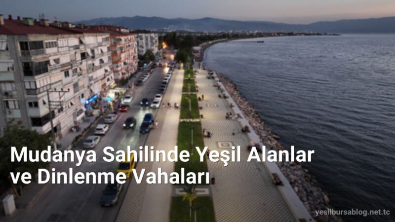 Mudanya Sahilinde Yeşil Alanlar ve Dinlenme Vahaları - yesilbursablog.net.tc