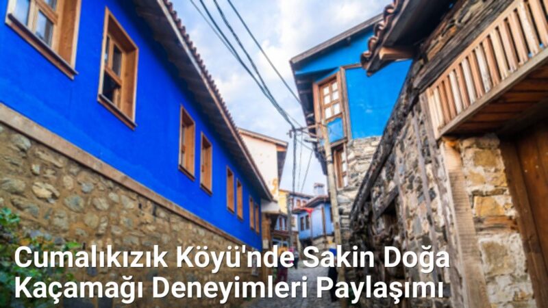 Cumalıkızık Köyü'nde Sakin Doğa Kaçamağı Deneyimleri Paylaşımı - yesilbursablog.net.tc